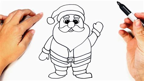 An Incredible Collection Of Top 999 Santa Claus Images For Drawing In