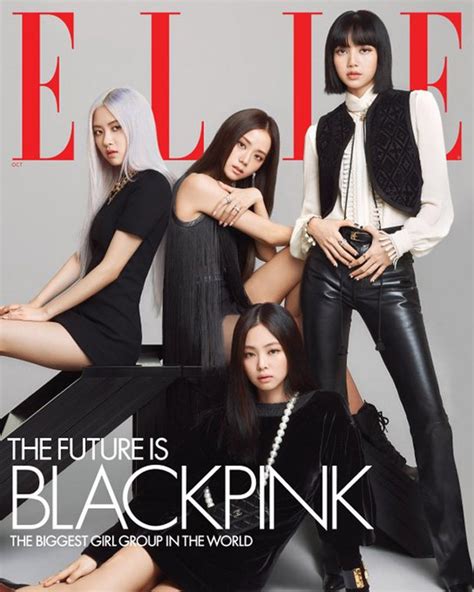 Blackpink Members Look Breathtaking On The October Issue Of Elle