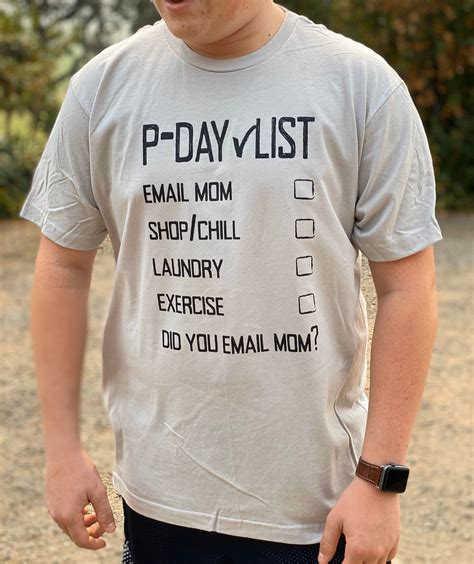 Lds Missionary Shirts P Day Shirt Reassigned Missionaries Email Mom