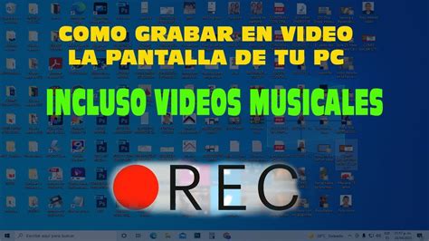 Como Grabar En Video La Pantalla De Tu Pc Incluso Videos Musicales Usando Mezcla Estereo Youtube