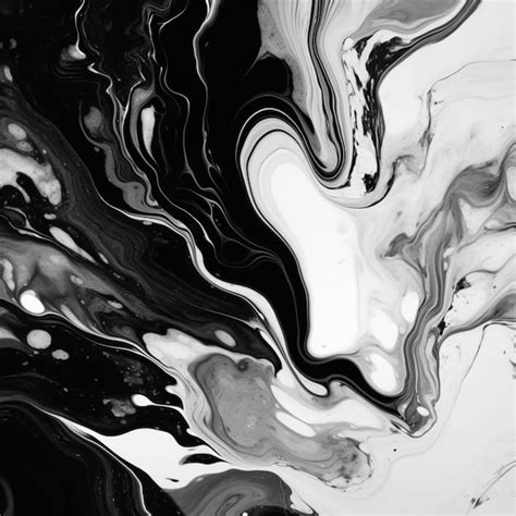 Premium Ai Image A Close Up Of A Black And White Painting With A