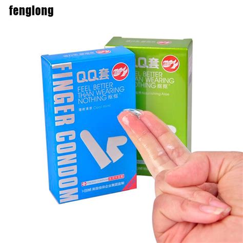 Buy Aloe Fragrance Ultra Thin Finger Condom Female Clitoris Stimulator At Affordable Prices