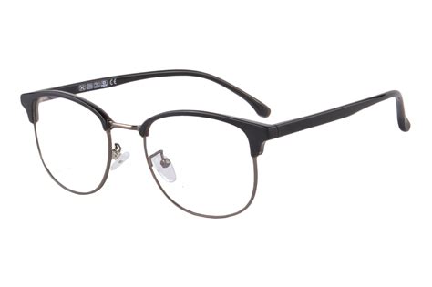 men s half frames anti blue lens light reading glasses t6595 shinu eyewear store