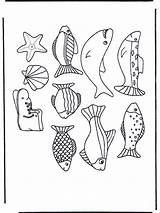 Parable Fishing Coloring Fish Craft Cut Parables Vissen Paste Ve Children Een sketch template