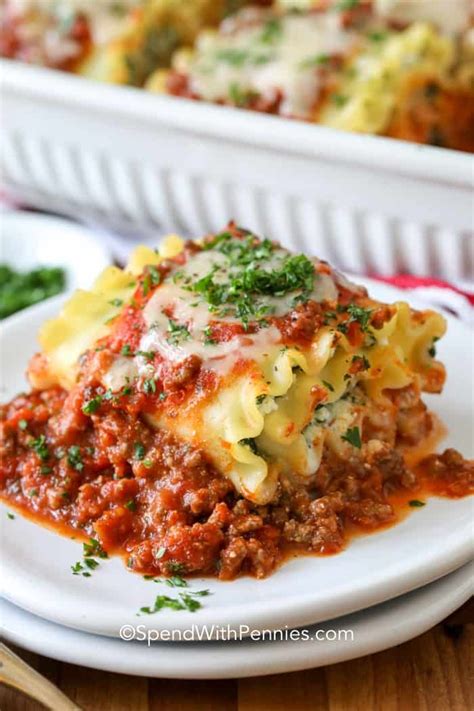 This Easy Lasagna Roll Up Recipe Takes All The Best Part Of A