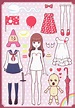 Pin on Japan Paper Dolls, International Paper Doll Society