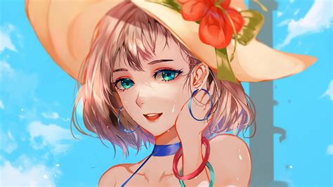 Anime Summer Girl 4k 241 Wallpaper Pc Desktop