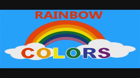 Kids Learning The Colors Of The Rainbow Children Learning Video