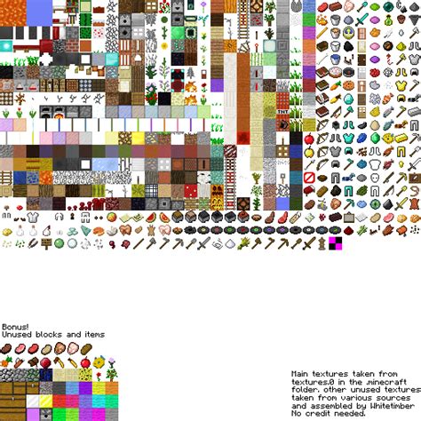 Pc Computer Minecraft Blocks And Items 18 The Textures Resource