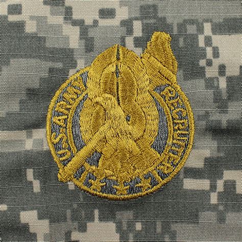 Us Army Basic Recruiter Badge Acu Embroidered Usamm
