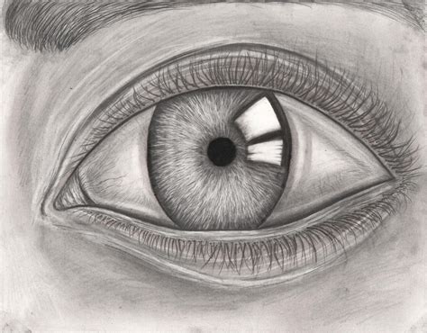 Graphite Pencil Eye Drawing By Pen Tacular Artist On Deviantart