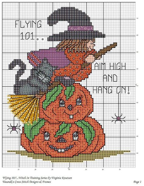 Free Counted Cross Stitch Halloween Patterns Pattern Sampler Pdf Spooky