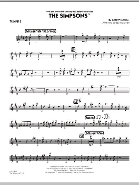 Th Century Fox Trumpet Sheet Music Rededuct Com