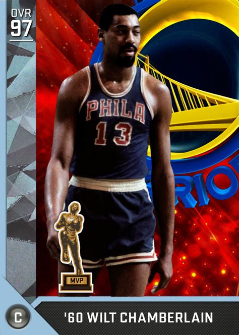 2008 topps gold foil #191 wilt chamberlain: '60 Wilt Chamberlain (97) MyTEAM Diamond Card | Nba players, Nba stars