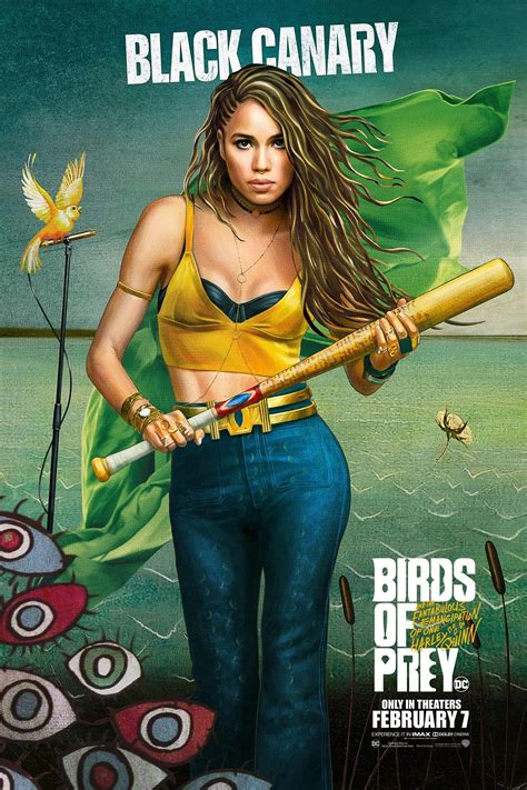 Birds Of Prey Trailer Oficial Posters Canary Birds Birds Of Prey Black Canary