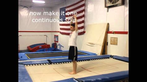 How To Front And Back Twisting Tutorial Gymnastics Trampoline Tutorial
