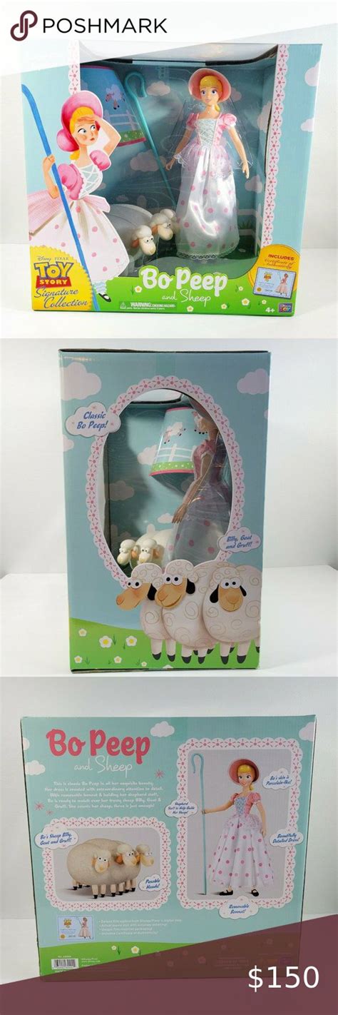 Disney Pixar Toy Story 4 Bo Peep Sheep Signature Collection Film Deluxe Replica Pixar Toys