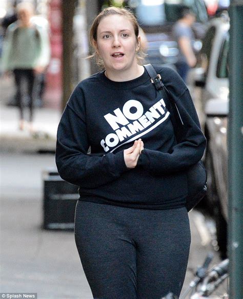 Lena Dunham Has No Comment Over Her Unflattering Ensemble As She Enjoys A Stroll In New York