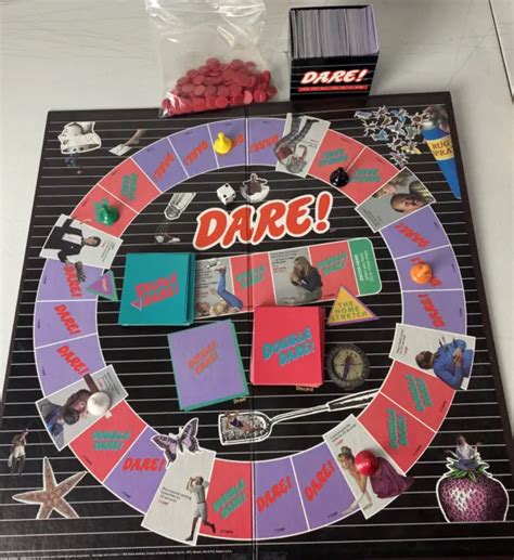 Dare Board Game Vintage 1988 Parker Brothers How Far Will You Go To