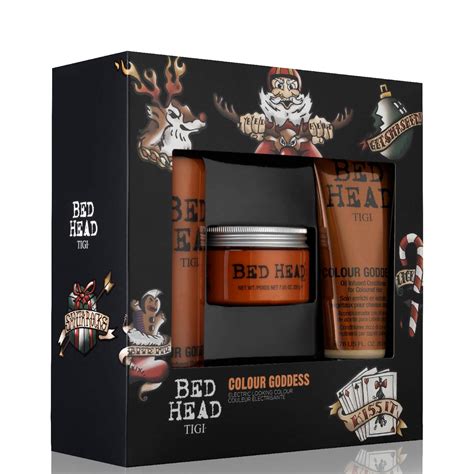 Tigi Bed Head Colour Goddess Shampoo Conditioner And Mask Gift Set