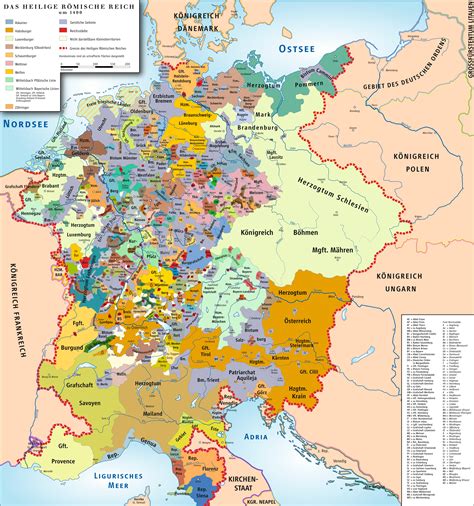 The Holy Roman Empire In 1400 Europe