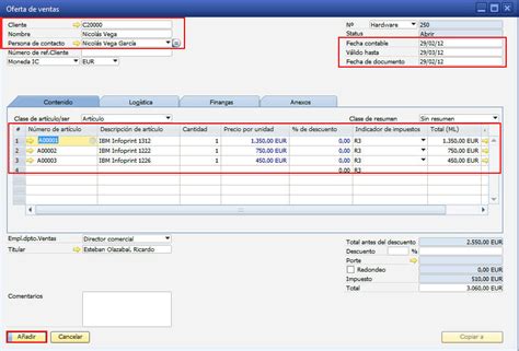 ¿cómo Se Gestionan Las Ofertas De Ventas En Sap Business One