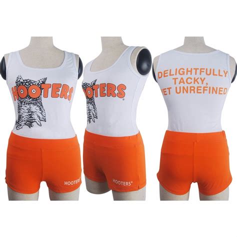 Buy Online Hooters Uniform Sexy Outfit Bar Maid Shorts Tank Top Halloween Costume 12 Special
