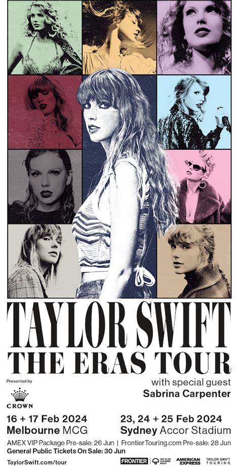 Taylor Swift The Eras Tour Syd And Melb Feb 2024 Play And Go
