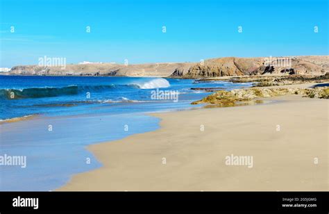 Playa De La Cera Papagayo Lanzarote Stock Photo Alamy