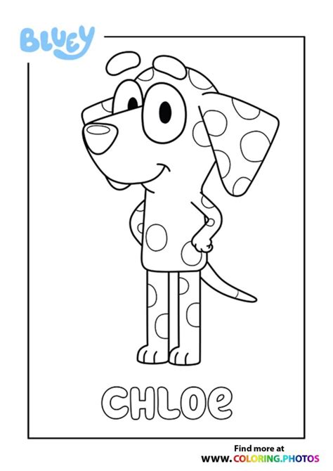 Bluey Dad Coloring Pages For Kids