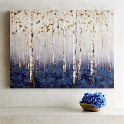 Pier 1 Imports Midnight Birch Trees Art 127 Liked On Polyvore
