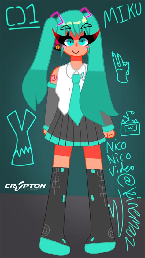 Drawing Of Miku Oc Rvocaloid