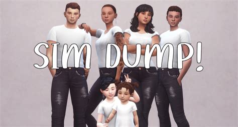 Maytaiii Another Sim Dump 4 Adults 1 Child 1 Emily Cc Finds