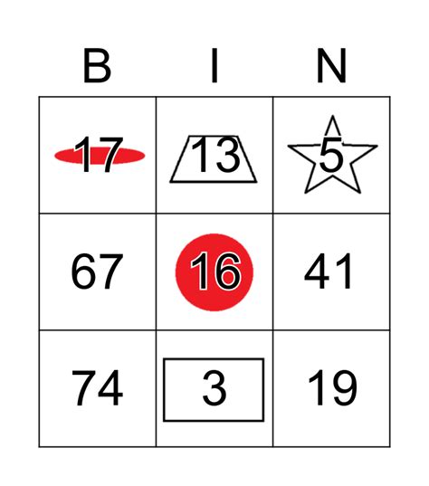 Number Bingo 1 30 Bingo Card