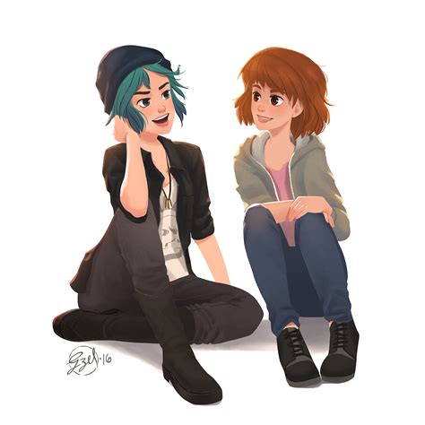 Art Of Gzel Max And Chloe From Life Is Strange