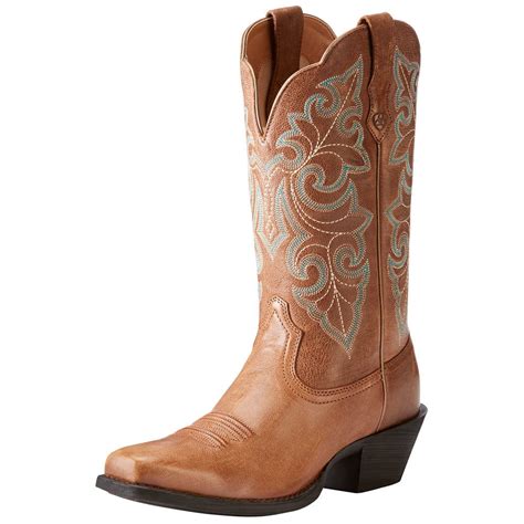 Ariat Womens Round Up Square Toe Cowgirl Boot