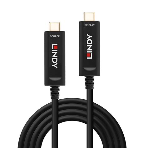 30m Fibre Optic Hybrid Usb Type C Cable Audio Video Only From Lindy Uk