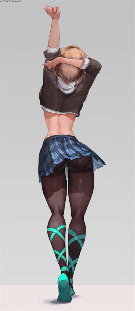 Safebooru 1girl Absurdres Arm Up Blonde Hair Boots Cutesexyrobutts
