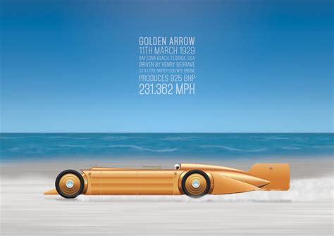 Check spelling or type a new query. Land Speed Record: Golden Arrow print by Alex Greenhead ...