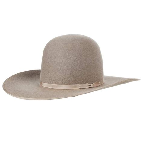 Rodeo King 7x Ashnatural Bound Edge Open Crown 4 12in Brim Natural