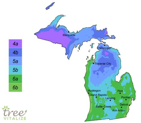 Planting Zones Michigan Hardiness Gardening And Climate Zone