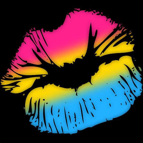 A group for all of those who like to show their pansexual pride and for all of those who support them. Pansexual Pride Big Kissing Lips Digital Art by Patrick Hiller