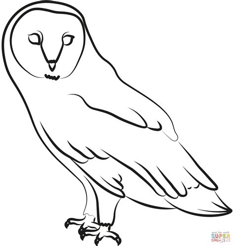 Snowy Owl Coloring Page Free Printable Coloring Pages