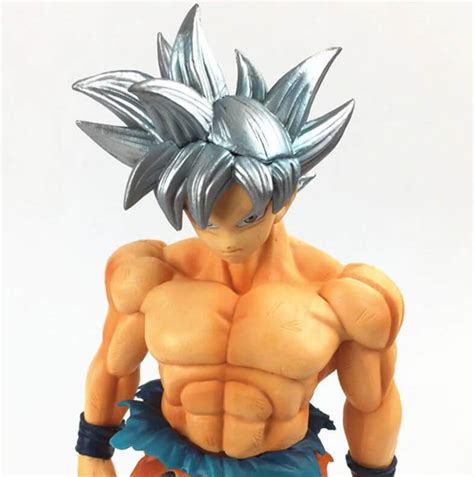 Goku Ultra Instinct Silver Hair Pvc Action Figure Techanimate