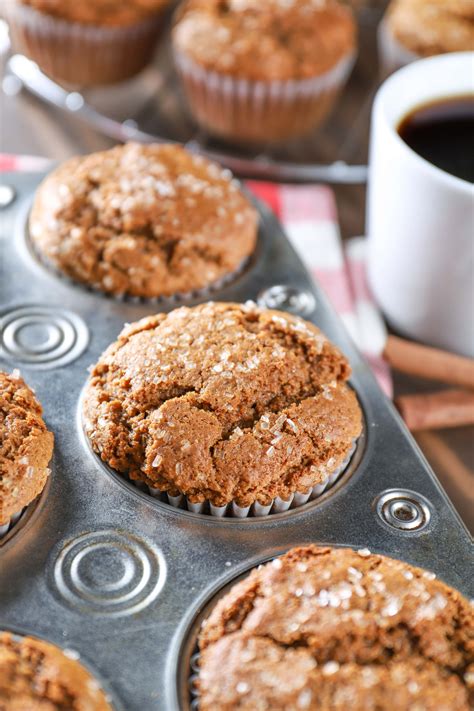 Bakery Style Gingerbread Muffins A Kitchen Addiction