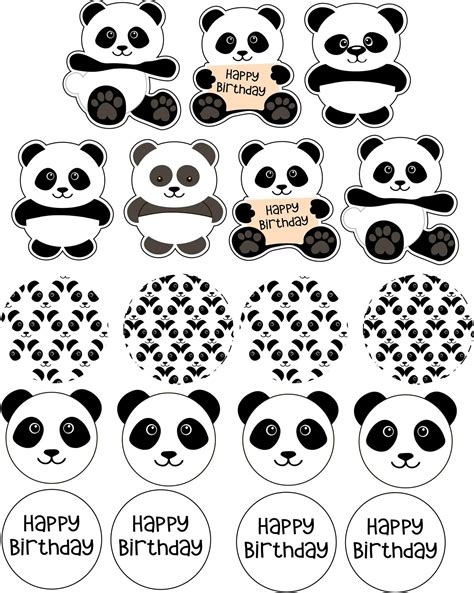 Panda Party Panda Themed Party Panda Cupcakes Panda Birthday Theme