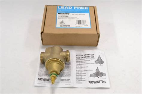 Watts Lf N55b M1 Bronze 34 In Npt Pressure Reducing Regulator Valve