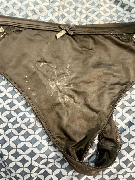 nice stain on the wife s panties r cumstained