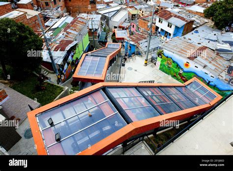 Medellin Colombia Medellin Slum Gets Giant Outdoor Escalator