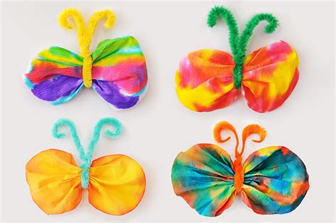 Coffee Filter Butterflies Kids Crafts Fun Craft Ideas